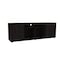 Tuhome Prana Tv Stand fot TV's up 60 in. Four Shelves, Two Cabinets With Single Door, Black RLW5600 - alternate 4